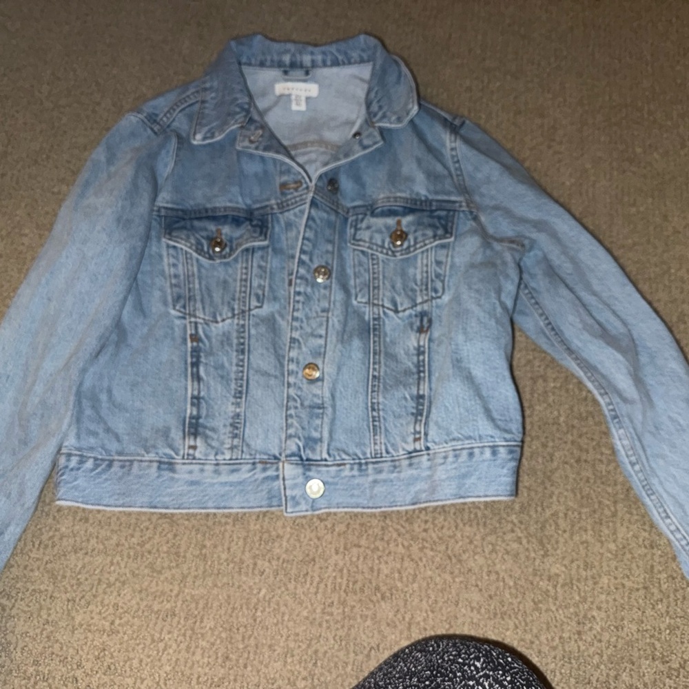 Topshop Classic Blue Denim Jacket